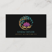Holistic Massage Therapist Wellness Spa Lotus 名刺 (正面)