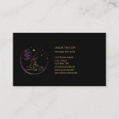 Holistic Massage Therapy Healer Energy 名刺 (裏面)