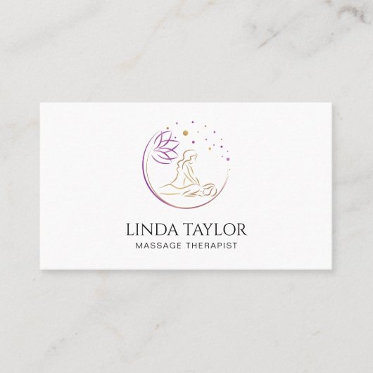 Holistic Massage Therapy Healer Energy 名刺 (正面)