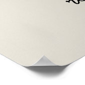 Holistic Wellness Services Menu Neutral Beige ポスター (角)