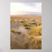 Holkham Beach Sand Dunes, Norfolk Coast ポスター (正面)