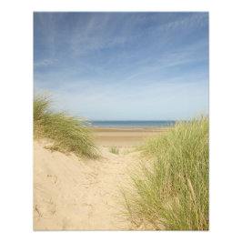 Holkham Beach Through the Dunes Norfolk フォトプリント
