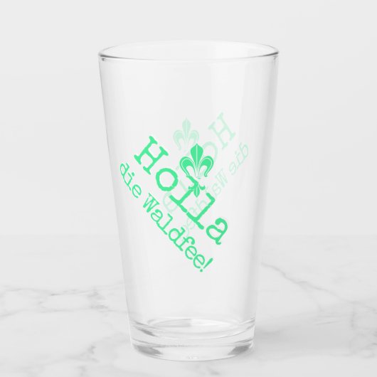 Holla, die Waldfee! Fleur de lis タンブラーグラス (正面)