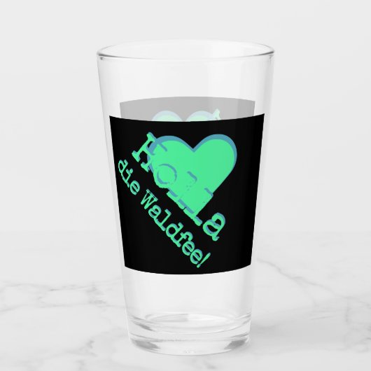 Holla, die Waldfee! Spruch タンブラーグラス (正面)