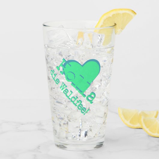 Holla, die Waldfee! Spruch タンブラーグラス (アイス裏面)