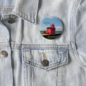 Holland Harbor South Pierhead Light 2011ボタン 缶バッジ (インサイチュ)