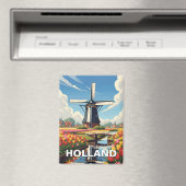 Holland Michigan Travel マグネット (インサイチュ (食洗機))