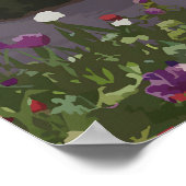 Holland Park London Travel Poster ポスター (角)