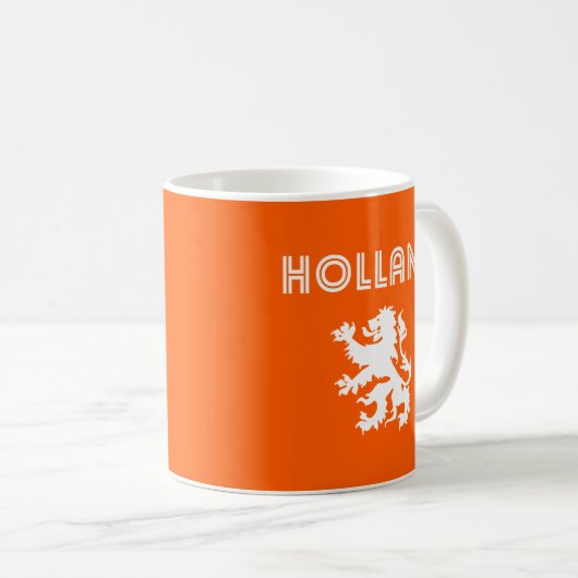 Holland Retro コーヒーマグカップ (正面右)