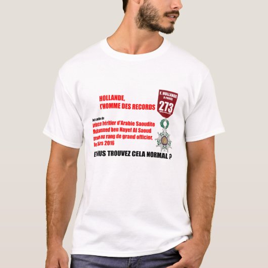 Hollande記録的な軍隊のd'Honneur 2 Tシャツ (正面)