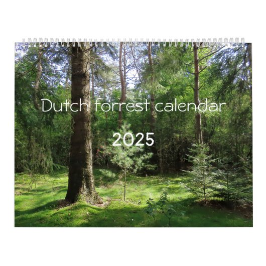 Hollands bos Kalender aan te passen カレンダー (カバー)
