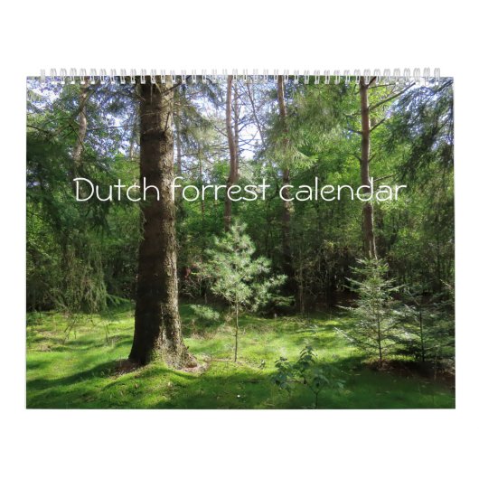 Hollands bos Kalender aan te passen カレンダー (カバー)