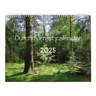 Hollands bos Kalender aan te passen カレンダー