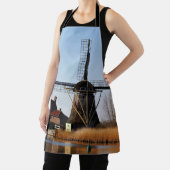 Hollandse Molen aan de waterkant. エプロン (インサイチュ)