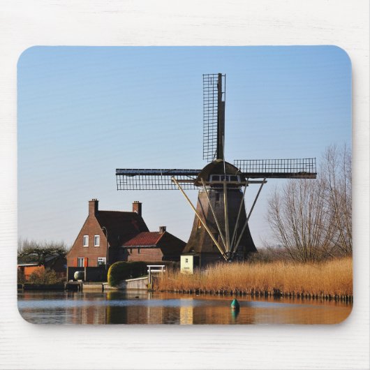 Hollandse Molen aan de waterkant. マウスパッド (正面)