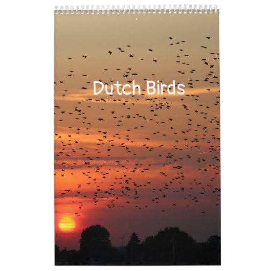 Hollandse vogels Kalender aan te passen カレンダー (カバー)