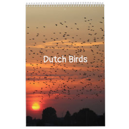 Hollandse vogels Kalender aan te passen カレンダー