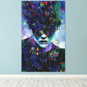 Holler of It All - Ken Gage Surreal Art キャンバスプリント (インサイチュ (ウッドフロア))