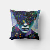 Holler of It All - Ken Gage Surreal Art クッション (正面)