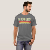 Holley 姓のファニー レトロ ヴィンテージ 80年代 90年代 誕生日 tシャツ (正面フル)