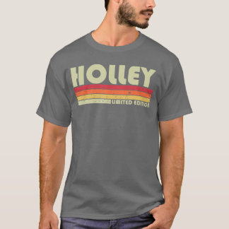 Holley Surname Funny Retro Vintage 80s 90s Birthda Tシャツ