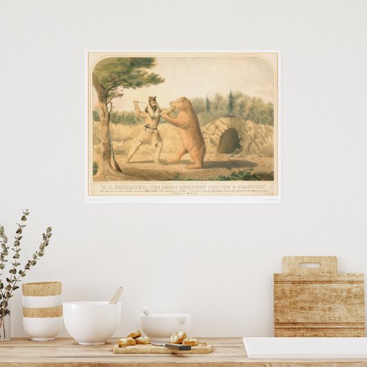 HollisterのBear Encounter (0547A) ポスター (キッチン)