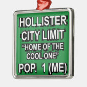 Hollister City Limit メタルオーナメント (左)