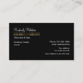 Hollisticsの美しいのスパ 名刺 (正面)