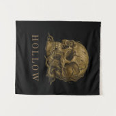 HOLLOW | 木製の遺物 スカル エステティック タペストリー (正面(横))