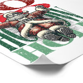 Hollow Holdおもしろいクリスマスバージョンのフィットネス条件 ポスター (角)