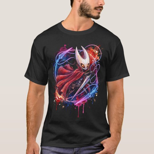 Hollow Knight Silksong Hornet Pharloom Kingdom Exp Tシャツ (正面)