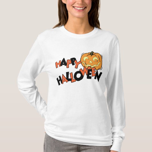 HOLLOWEENの女性 Tシャツ (正面)