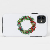 HollyとMIstletoeのクリスマスリース Case-Mate iPhoneケース (裏面(横))