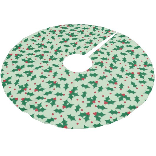 Holly ブラッシュドポリエステルツリースカート (アングル)