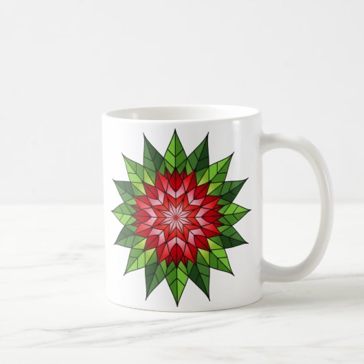 Holly and Berries Mandala  コーヒーマグカップ (右)