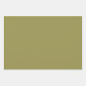 Holly & Basil Wrapping Paper Flat Sheet Set of 3 ラッピングペーパーシート (正面2)