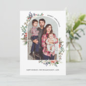 Holly Berlies Archフレーム写真年レビュー・カード 招待状 (スタンド正面)