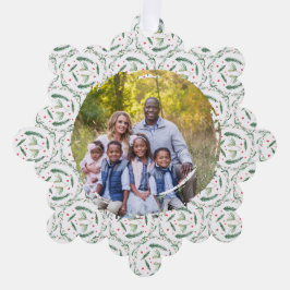 Holly Berries and branches Paper Ornament Card オーナメントカード