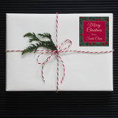 Holly Berries Christmas スクエアシール