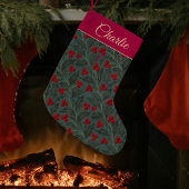 Holly Berries Christmas スモールクリスマスストッキング