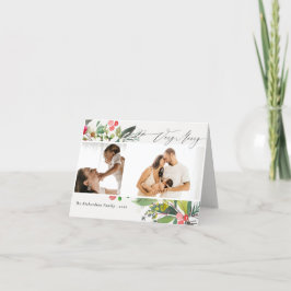 Holly Berry Pine非常に陽気なクリスマス2写真 シーズンカード