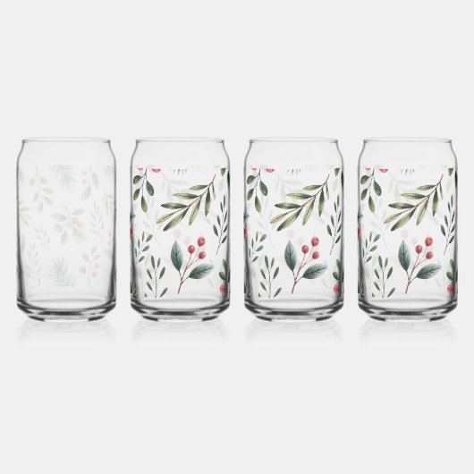 Holly Berry Wreath  ガラス缶 (裏面)