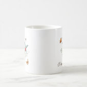 Holly Birth Month Flower コーヒーマグカップ (中央)
