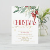 Holly Botanical Corporate Christmas Party  招待状 (スタンド正面)