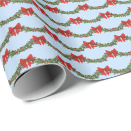Holly Boughs Wrapping Paper ラッピングペーパー