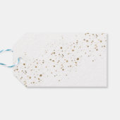 Holly Branches 1家族の写真クリスマス ギフトタグ (裏面横)