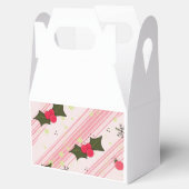 Holly by Sionna gift box with snowflakes  フェイバーボックス (オープン)