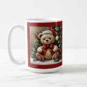 Holly Christmas Bear コーヒーマグカップ (左)