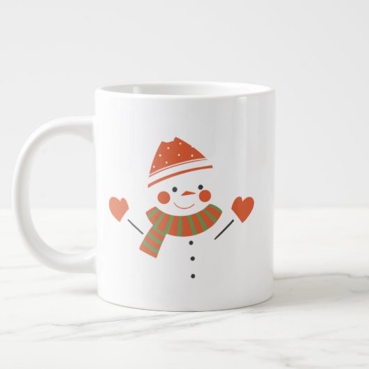 Holly Christmas Mug – Evergreen Holiday Cocoa & Co ジャンボコーヒーマグカップ (左)