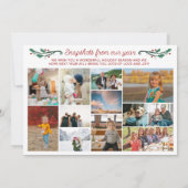 Holly Corners Snapshots of Year Merry Christmas シーズンカード (裏面)